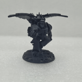 space soldier raven guardian jetpack captain Game 40 k 40000 000 war hammer wargame miniature marine guard 3d print model - Mito3D