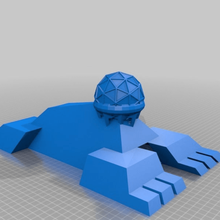 space sphinx moonpyramid ii - cavity architecture buildings structures 3d print model - Mito3D
