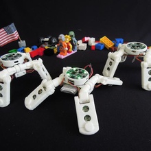el espacio de la araña gadget robótica 3d print model - Mito3D