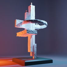 spazio stazione concetto arte futuristico universo navicella spaziale futur alieno 3d print model - Mito3D