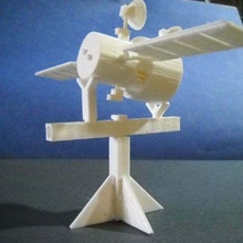 espaço estação tangong 1 astronomia física 3d print model - Mito3D
