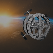 estação espacial jogo ciência scifi nave espaço 3d print model - Mito3D