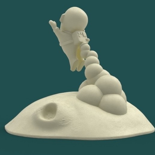 espaço viajante brinquedos arte brinquedo mexicano México astronauta 3D print model - Mito3D