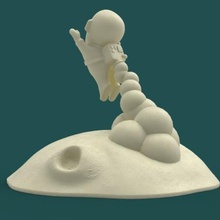 espacio viajero juguetes Arte juguete mexicano mexico astronauta 3d print model - Mito3D