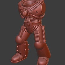 Uzay savaşçılar harika Haçlı seferi 5th nesil zırh vücutlar 3d print model - Mito3D