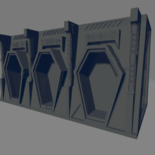space zombie tomb container game 40k necron necrons pharaoh warhammer terrain 3d print model - Mito3D