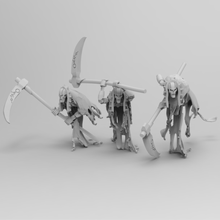 space zombies skinny wraiths game 28mm hammer war 40k infantry flayed ones wraith 3d print model - Mito3D