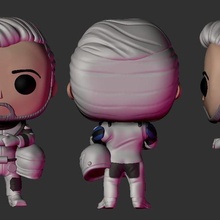 Weltall Junge funko 3d print model - Mito3D