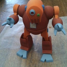 spaceclaim robot game robotics mechanical toys 3d print model - Mito3D