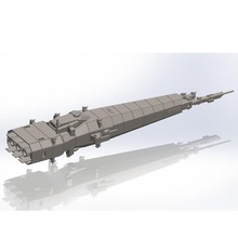 spacecraft no 2 game battleships babylon5 ship space science fiction 3d print model - Mito3D