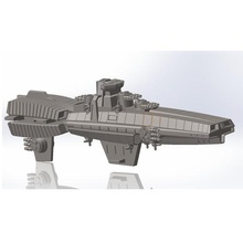 spacecraft no 3 game science fiction space ship battleships babylon5 3d print model - Mito3D