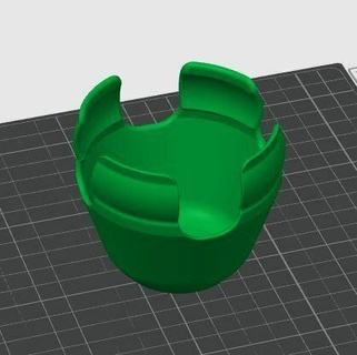 souris spatiale compact casquette gadget protecteur transport protection couvercle 3d print model - Mito3D