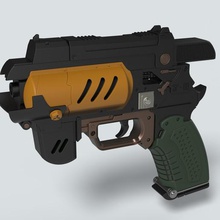 espaçador da escolha luz de pistola jogo exterior mundos arma fogo brinquedo imprimir printable cosplay réplica theouterworlds scifi blaster 3d print model - Mito3D