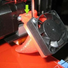 espaçador ventilador duto 40mm ctc prusa i3 3d_printer_parts 3d print model - Mito3D
