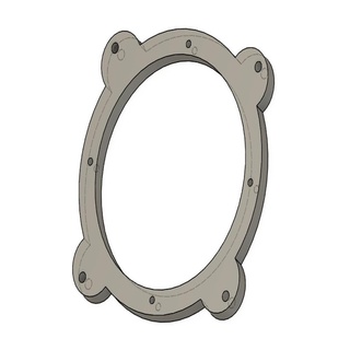 Abstandshalter Ring Lautsprecher renault Megane 3 Teile schonen Reparatur DIY Ersatz 3d print model - Mito3D