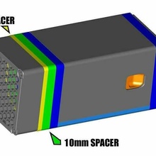 spacers wt-lc 80mm fan latching case re-arm + ramps enclosure 3d_printer_accessories 3d print model - Mito3D