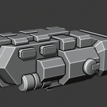 spaceship game vehicles 3d print model - Mito3D