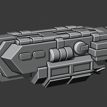 spaceship game vehicles 3d print model - Mito3D