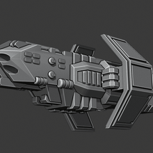 spaceship game vehicles 3d print model - Mito3D