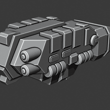 spaceship game vehicles 3d print model - Mito3D