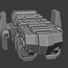 spaceship game spaceships vehicles 3d print model - Mito3D