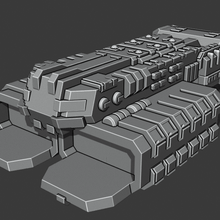 spaceship game vehicles 3d print model - Mito3D