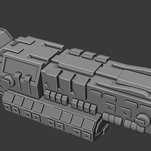 spaceship game vehicles 3d print model - Mito3D