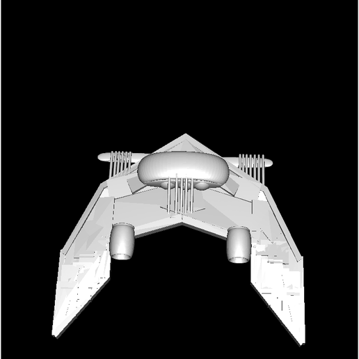 nave espacial 3D print model - Mito3D