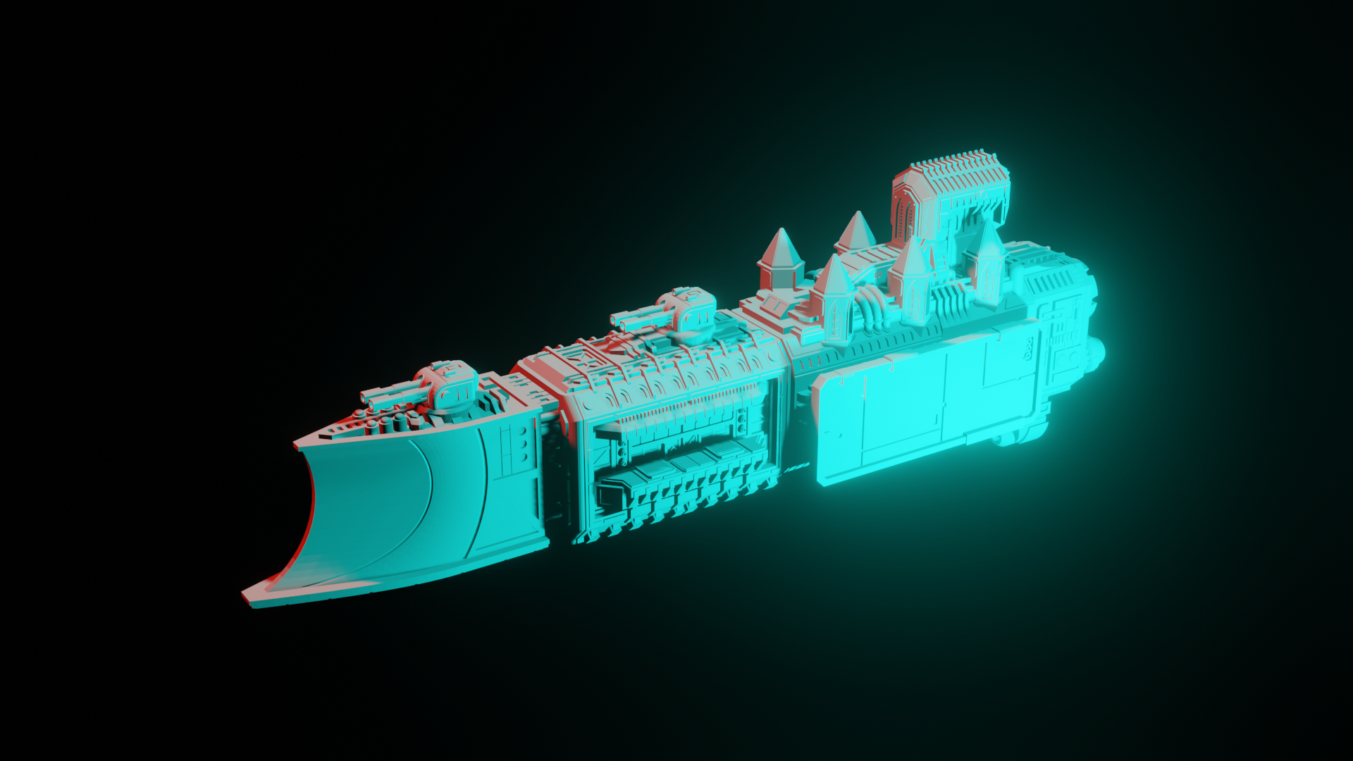 uzay gemisi oyun bfg yıldız 3D print model - Mito3D