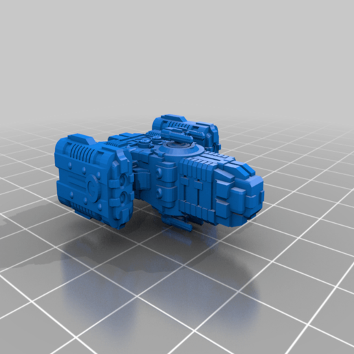 spaceship game vehicles 3D print model - Mito3D