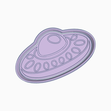 navicella spaziale alieno biscotto taglierina galacia spazio acuto biscotti muffe francobolli design fondente massa cucina disegno segnalibro francobollo 3d print model - Mito3D