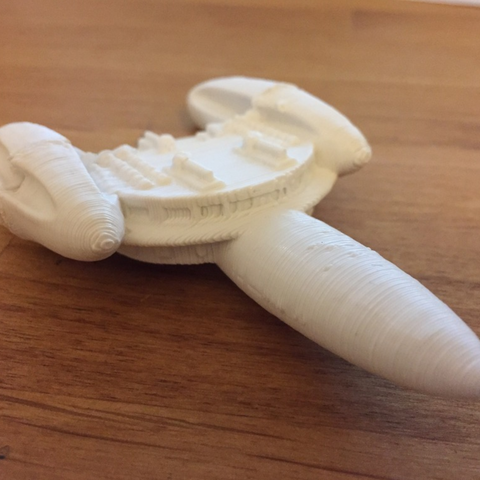 Raumschiff 2 halfes Spiel 3D print model - Mito3D