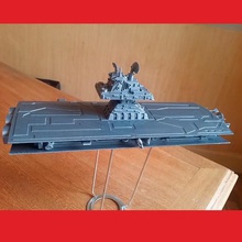 astronave no 6 gioco fantascienza spaziale nave battleship 5 ° elemento 3d print model - Mito3D