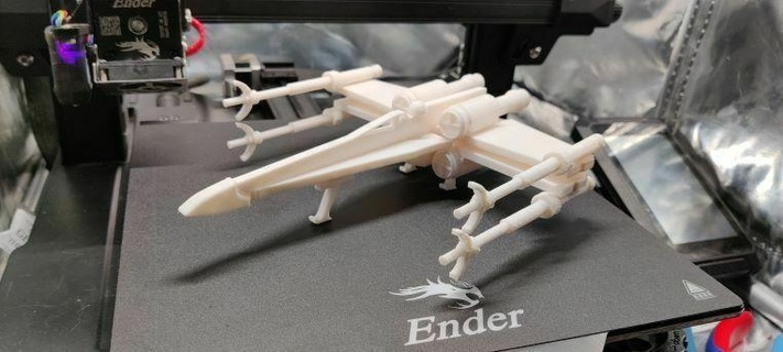 nave espacial pacote Efeito massa modelo normandia sr1 snapfit Guerra Estrelas xwing uivando construção brinquedos 3d print model - Mito3D