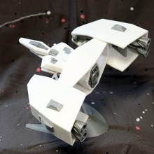 spaceship type-a gadget shuttle transform 3d print model - Mito3D