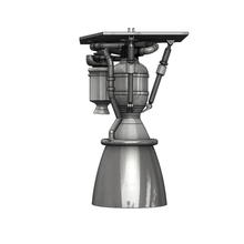 spacex merlin 1d cohete motor Arte esmerejón falcon 9 halcón pesado escala modelo miniatura 3d print model - Mito3D
