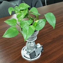 spacex thruster planter pot art models rocket spaceship flower 3d print model - Mito3D