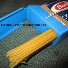espaguetis a la caja de tapa del extremo casa cocina comedor 3d print model - Mito3D