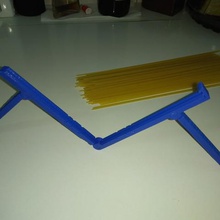 spaghettiometer spaghettometer home lifehack3d kitchen pasta measurer pin close 3d print model - Mito3D