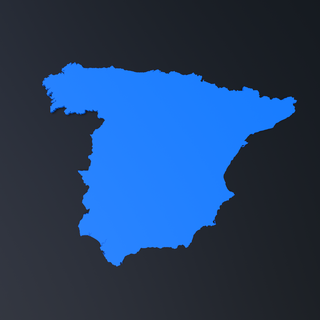 ispanya harita düz kolay Yazdır destek manzara stl coğrafya eğitici İspanya haritası 3d print model - Mito3D