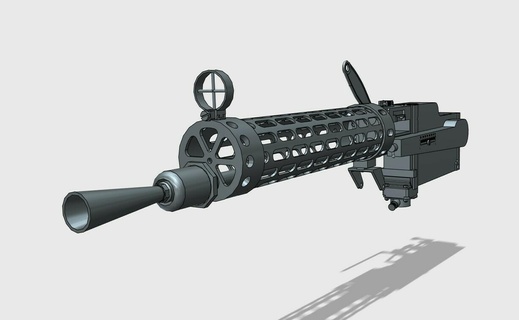 spandau lmg 08 15 machine gun Game radio control ww1 fokker 3d print model - Mito3D