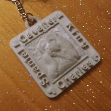 spaniel cavalier king charles various key ring animals dog gift memory 3d print model - Mito3D