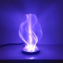 İspanyolca ortam lambası ev piksel neo gölge gece spiral değişiyor mod vazo İspanya renk rgb ışık adafruit arduino led lamba 3d print model - Mito3D