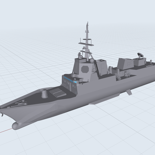 spanish naval ship architecture spain navy army 3D print model - Mito3D