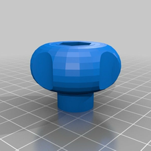 spannknopf kreiss Einschlag anschlagschraube felder knopf 3d_printing 3d print model - Mito3D