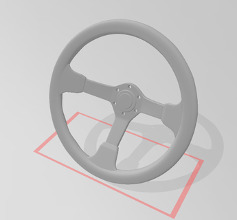 sparco steering wheel 1 24 model car scale 124 performance part jdm race sports 3d print model - Mito3D