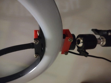 repuesto LED anillo apoyo 3d print model - Mito3D