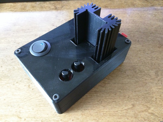 sparkfun amp enclosure sta540 amplifier case electronics sound audio 3d print model - Mito3D