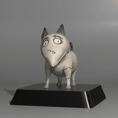 sparky - frankenweenie art digital 3d print stl fanart collectibles modelling movie victor mascot 3d print model - Mito3D