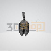 sparta - spartian greek ancient miniature helmet style1 3d scan game mythology 300 3d print model - Mito3D